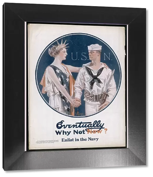 Ww1  /  1917  /  Us Navy Poster