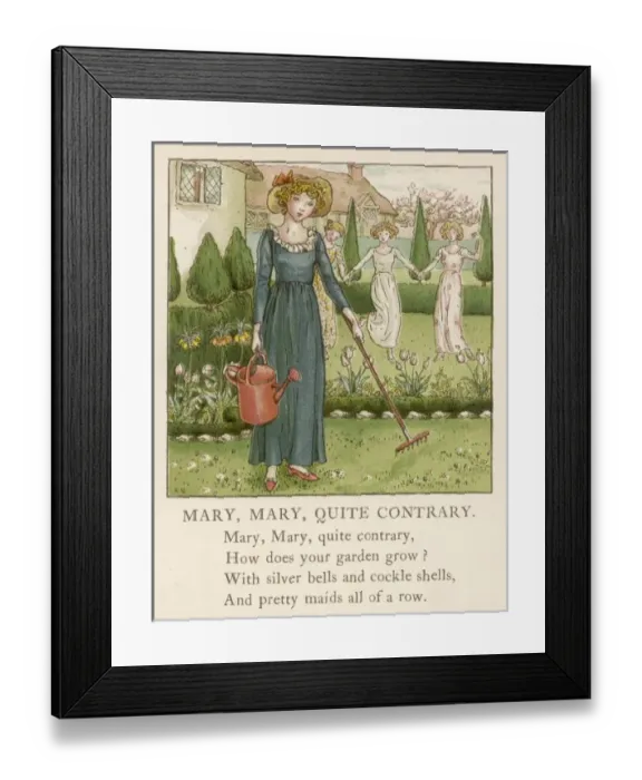 Framed Print : Contrary Mary / April Baby Framed Print : Contrary Mary / April Baby
