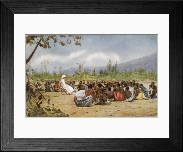 Framed Print : Mission, Nyasaland Framed Print : Mission, Nyasaland