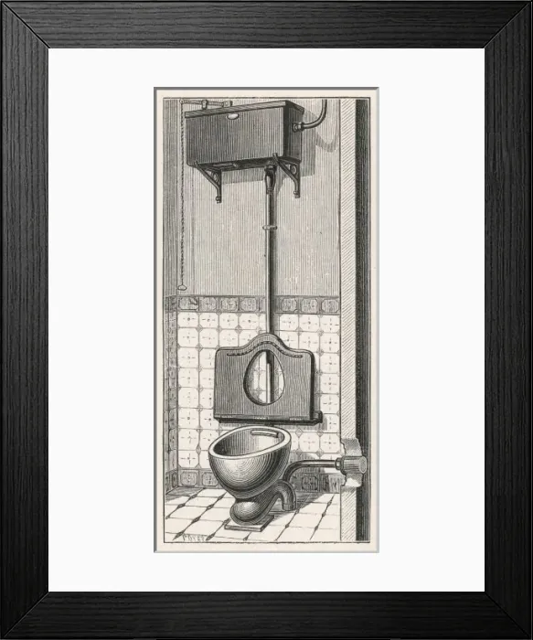 Framed Print : Chain Flushing Framed Print : Chain Flushing