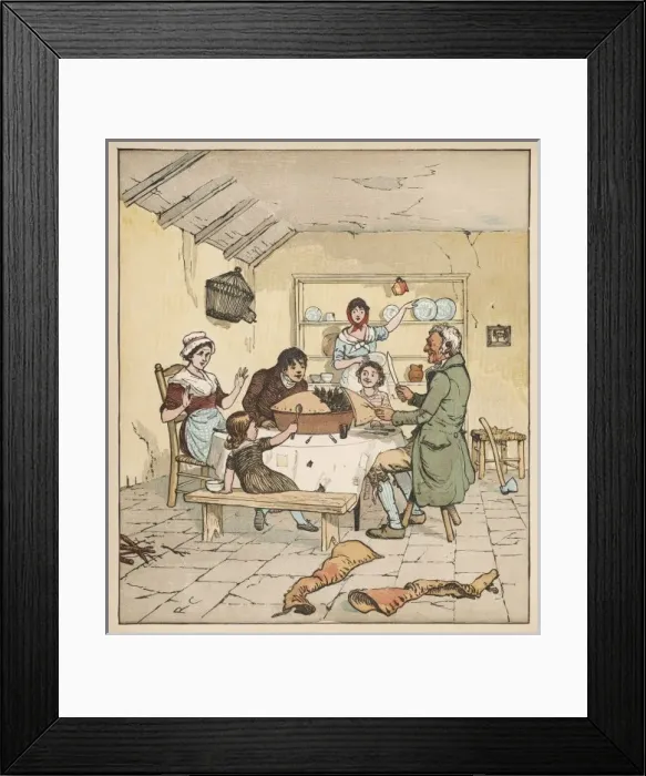 Framed Print : Song of Sixpence C1885 Framed Print : Song of Sixpence C1885