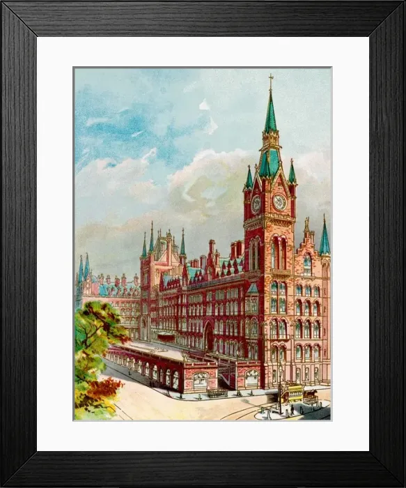 Framed Print : St Pancras / Railway Mag Framed Print : St Pancras / Railway Mag