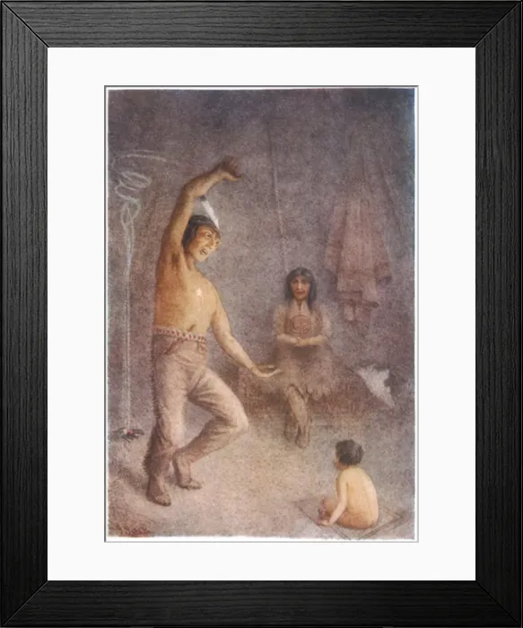 Framed Print : Algonquin Deity / Glooskap Framed Print : Algonquin Deity / Glooskap