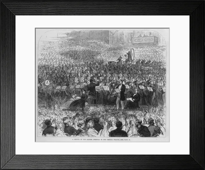 Framed Print : Handel Festival 1865 Framed Print : Handel Festival 1865