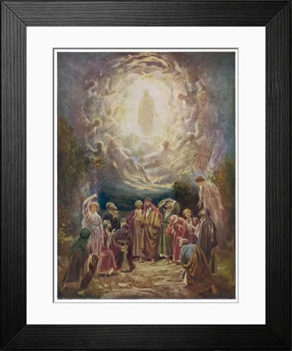 Framed Print : Jesus Ascends Framed Print : Jesus Ascends