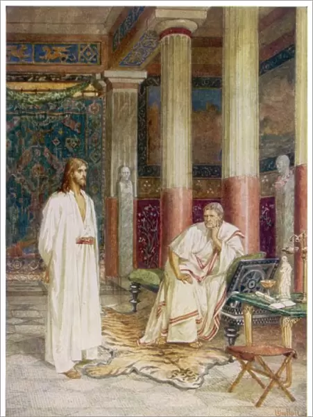 Jesus with Pilate