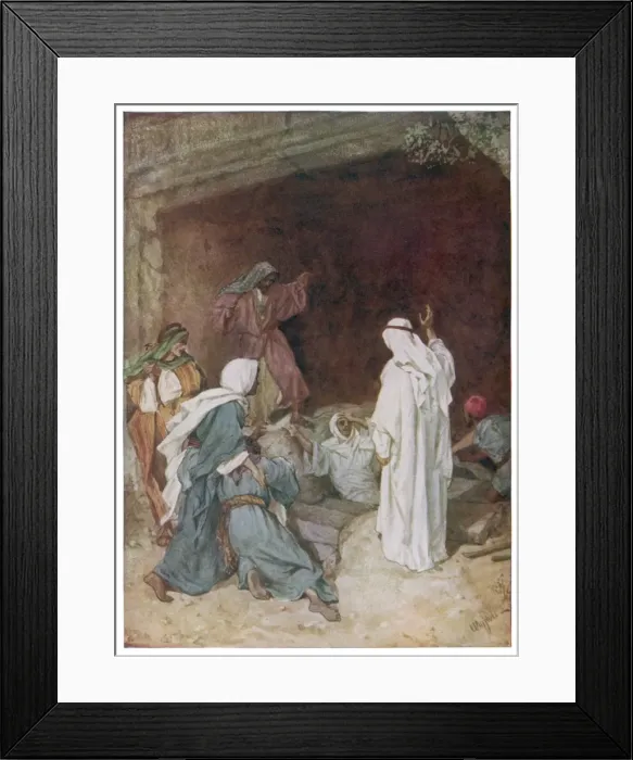 Framed Print : Jesus Revives Lazarus Framed Print : Jesus Revives Lazarus
