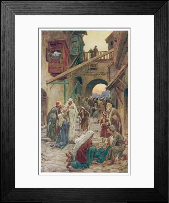 Framed Print : Healing at Capernaum Framed Print : Healing at Capernaum