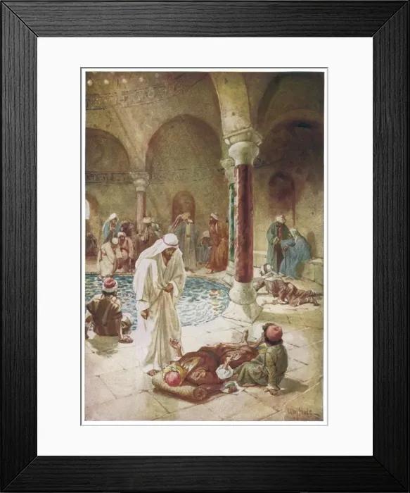 Framed Print : Cripple Healed Framed Print : Cripple Healed