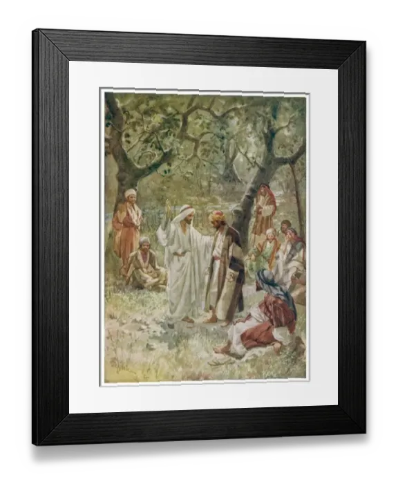 Framed Print : Jesus and Disciples Framed Print : Jesus and Disciples
