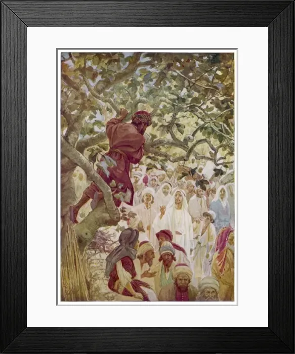 Framed Print : Jesus & Zacchaeus Framed Print : Jesus & Zacchaeus