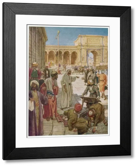 Framed Print : Jesus Clears Temple Framed Print : Jesus Clears Temple