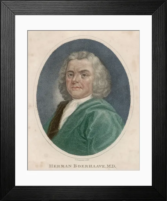 Framed Print : Hermann Boerhaave / Wilkes Framed Print : Hermann Boerhaave / Wilkes