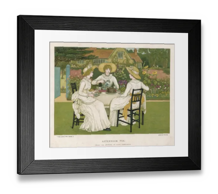 Framed Print : Tea on the Lawn Framed Print : Tea on the Lawn