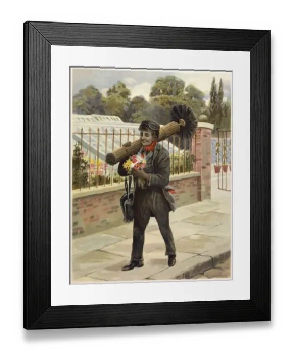 Framed Print : Chimney Sweep / Chatterbox Framed Print : Chimney Sweep / Chatterbox