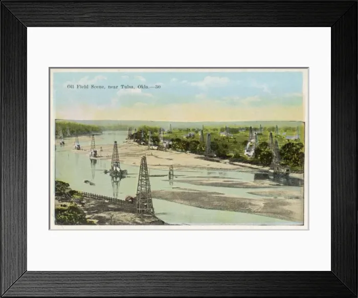 Framed Print : Oil / Oklahoma Framed Print : Oil / Oklahoma