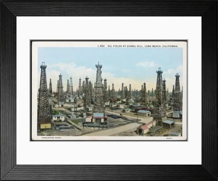 Framed Print : Oil / Long Beach Framed Print : Oil / Long Beach