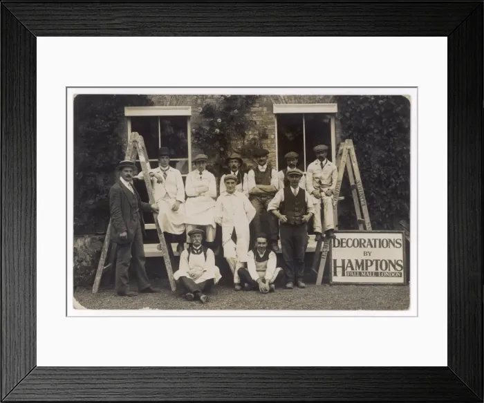 Framed Print : Photo of Decorators / 1905 Framed Print : Photo of Decorators / 1905