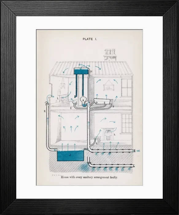 Framed Print : Faulty Sanitation Plan Framed Print : Faulty Sanitation Plan