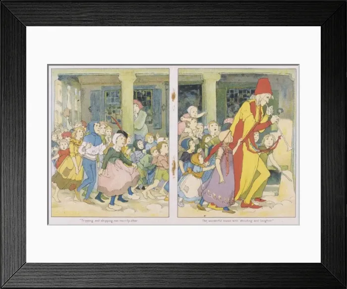 Framed Print : Pied Piper / Kids / Woodward Framed Print : Pied Piper / Kids / Woodward