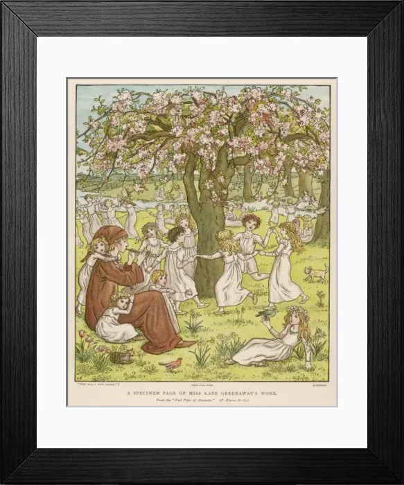 Framed Print : Pied Piper / Greenaway Framed Print : Pied Piper / Greenaway