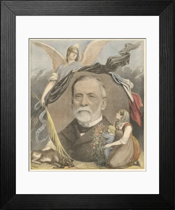 Framed Print : Louis Pasteur / Petit Jrnl Framed Print : Louis Pasteur / Petit Jrnl