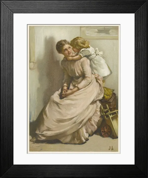 Framed Print : Childhood Valley / Mother Framed Print : Childhood Valley / Mother