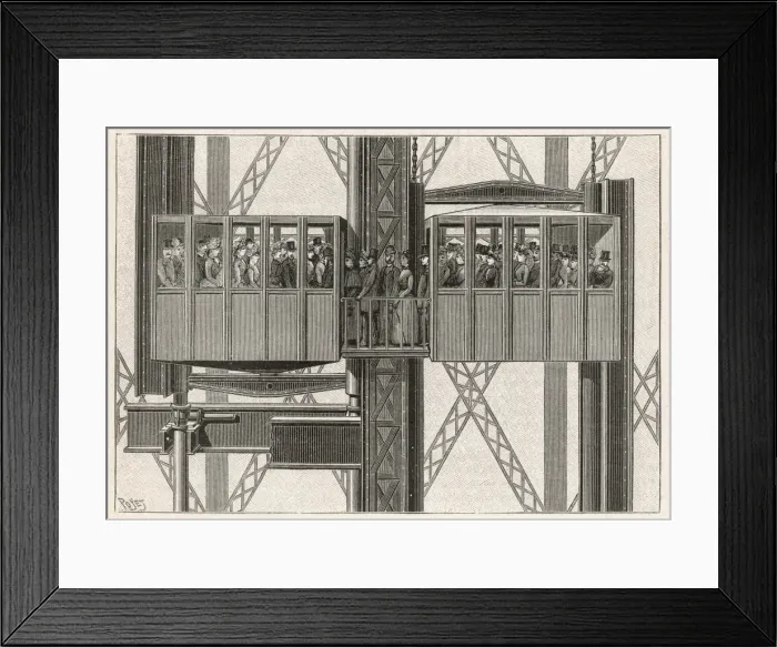 Framed Print : Paris / Eiffel Tower 1889 Framed Print : Paris / Eiffel Tower 1889