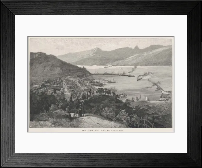 Framed Print : New Zealand / Lyttelton Framed Print : New Zealand / Lyttelton