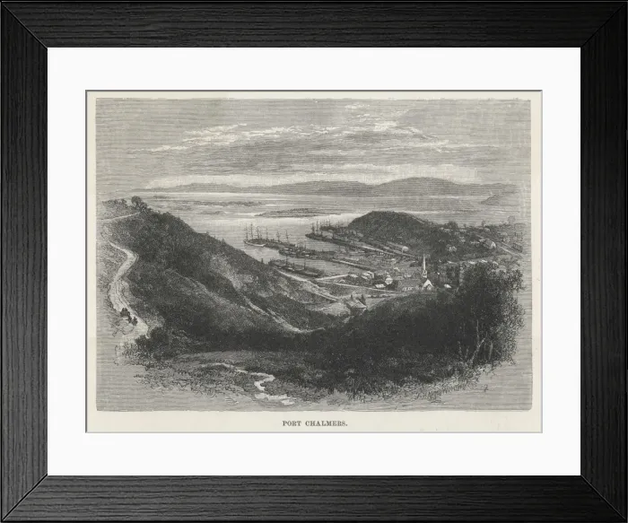Framed Print : N Zealand / Port Chalmers Framed Print : N Zealand / Port Chalmers