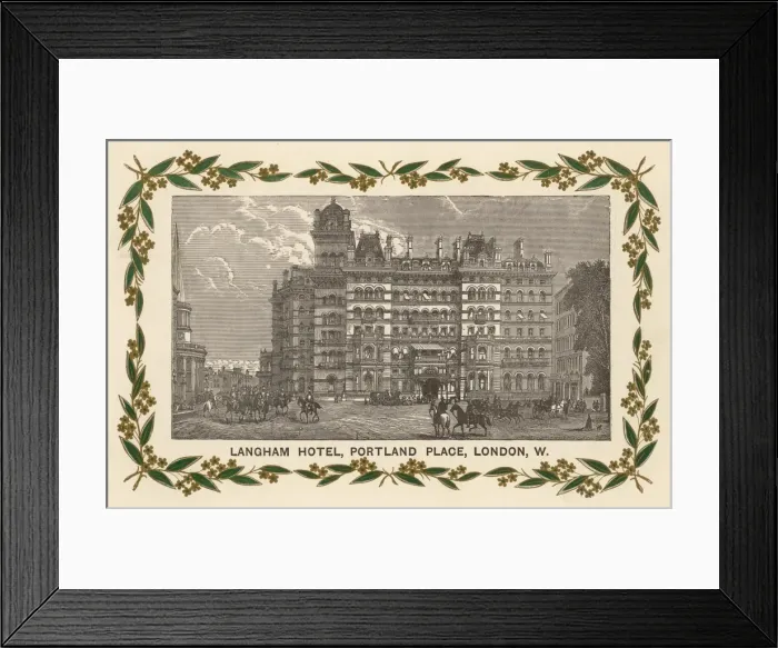 Framed Print : Langham Hotel, London