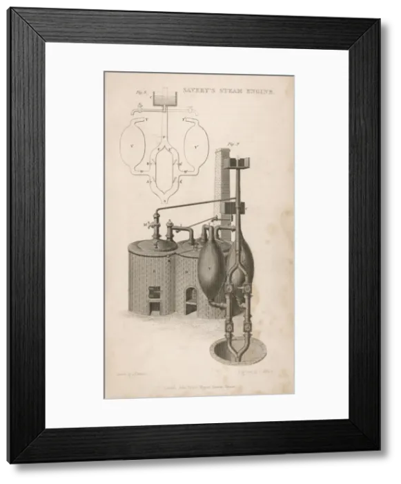 Framed Print : Saverys Steam Engine Framed Print : Saverys Steam Engine