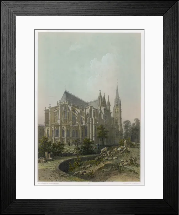 Framed Print : Paris / St Denis Abbey Framed Print : Paris / St Denis Abbey