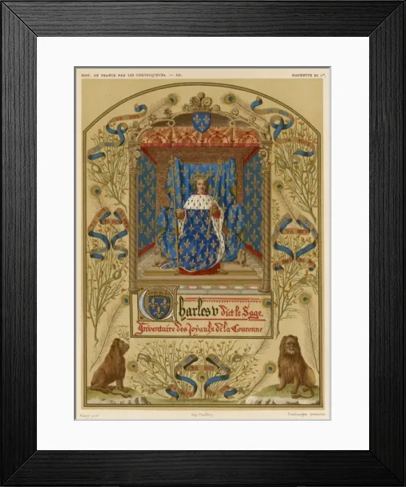 Framed Print : Charles V of France Framed Print : Charles V of France