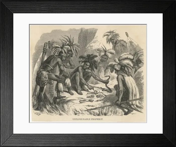 Framed Print : Kaffir Witchdoctor Framed Print : Kaffir Witchdoctor