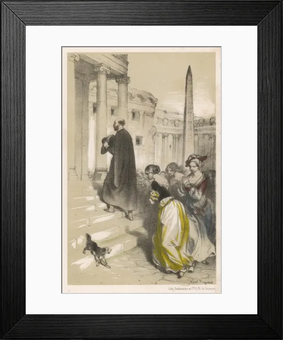 Framed Print : Loyola and Courtesans Framed Print : Loyola and Courtesans