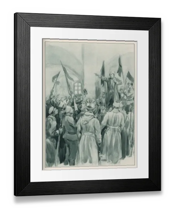 Framed Print : Russia / 1917 Soldiers Framed Print : Russia / 1917 Soldiers