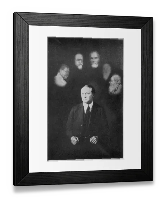 Framed Print : Spirit Photo Houdini Framed Print : Spirit Photo Houdini