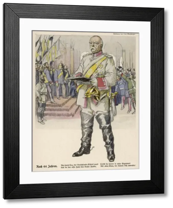 Framed Print : Bismarck in 1871 Framed Print : Bismarck in 1871