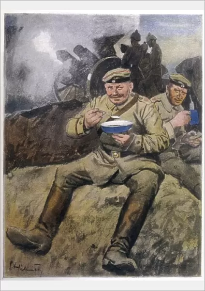 Ww1  /  1915  /  Germans Eating