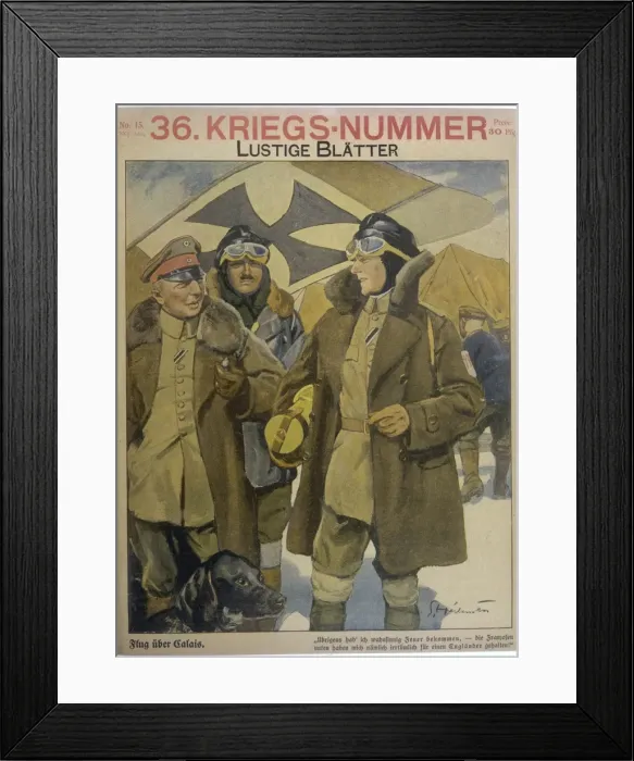 Framed Print : WW1 / 1915 / AIR / AIRFIELD Framed Print : WW1 / 1915 / AIR / AIRFIELD