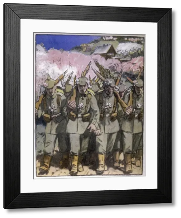 Framed Print : Wwi / 1915 / Germans / Blossom Framed Print : Wwi / 1915 / Germans / Blossom
