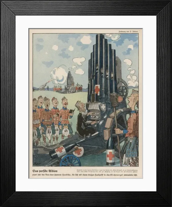 Framed Print : British Thoughts of War Framed Print : British Thoughts of War