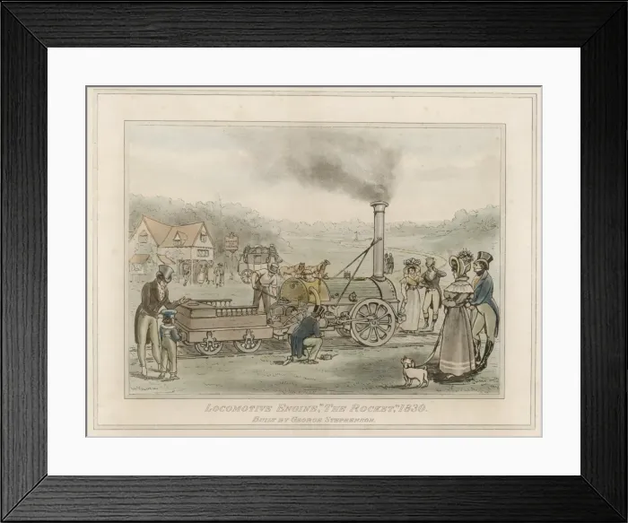 Framed Print : The Rocket 1830 Framed Print : The Rocket 1830