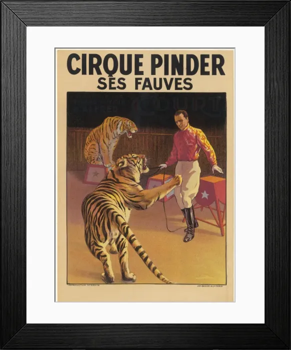 Framed Print : Big Game at the Circus Framed Print : Big Game at the Circus