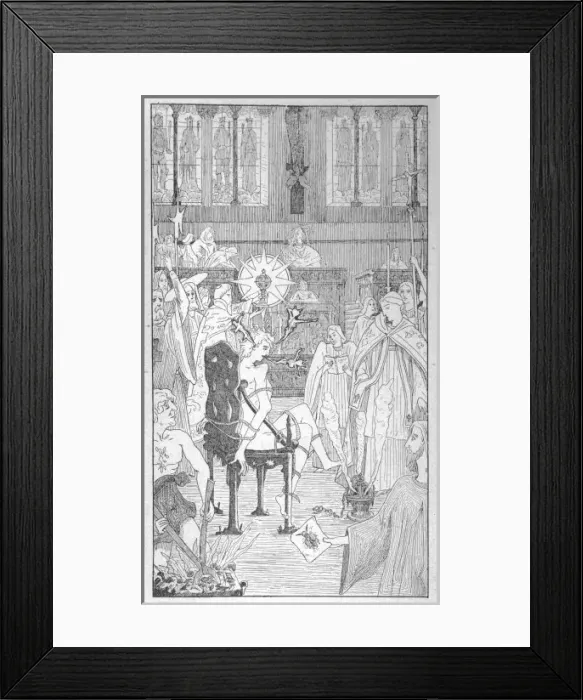 Framed Print : Exorcism / Young Man Framed Print : Exorcism / Young Man