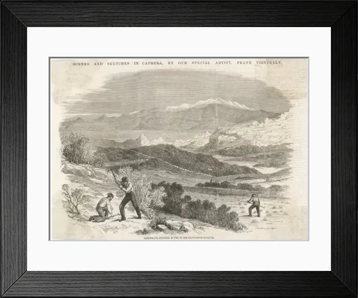Framed Print : Garibaldi Gardening Framed Print : Garibaldi Gardening