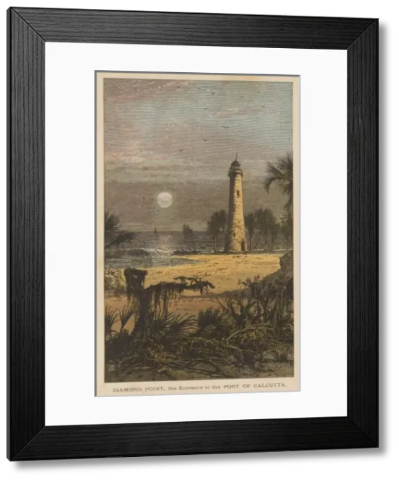 Framed Print : Diamond Point Lighthouse Framed Print : Diamond Point Lighthouse