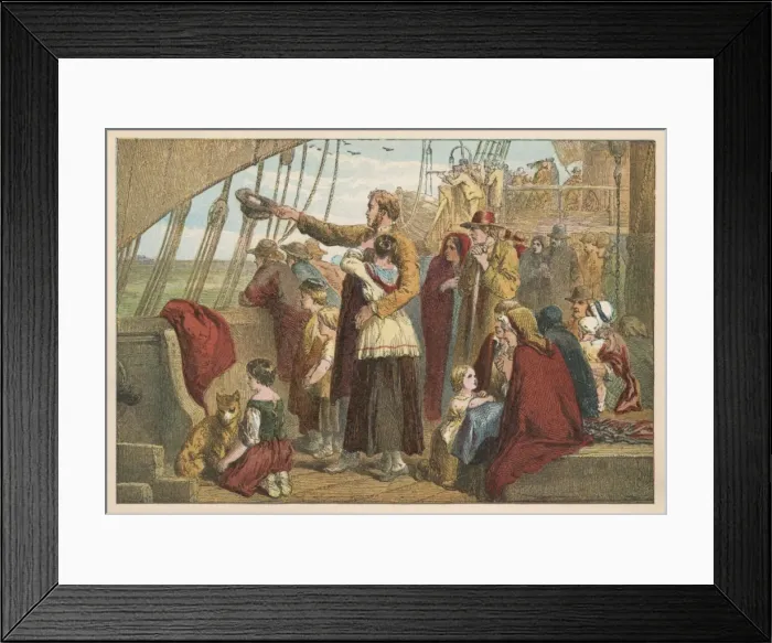 Framed Print : Emigrants Farewell Framed Print : Emigrants Farewell