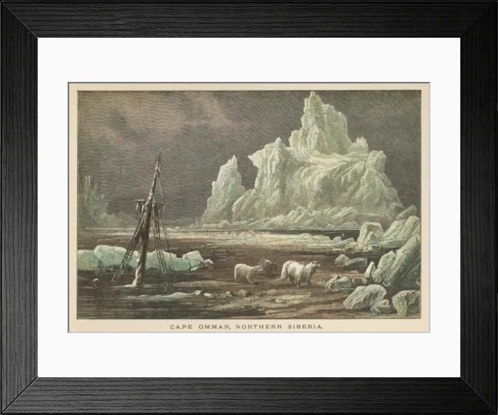 Framed Print : Icy Siberian Coast Framed Print : Icy Siberian Coast